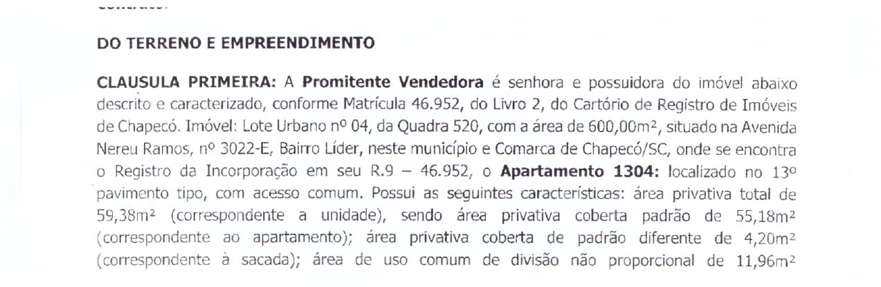 Foto 1 - Contrato